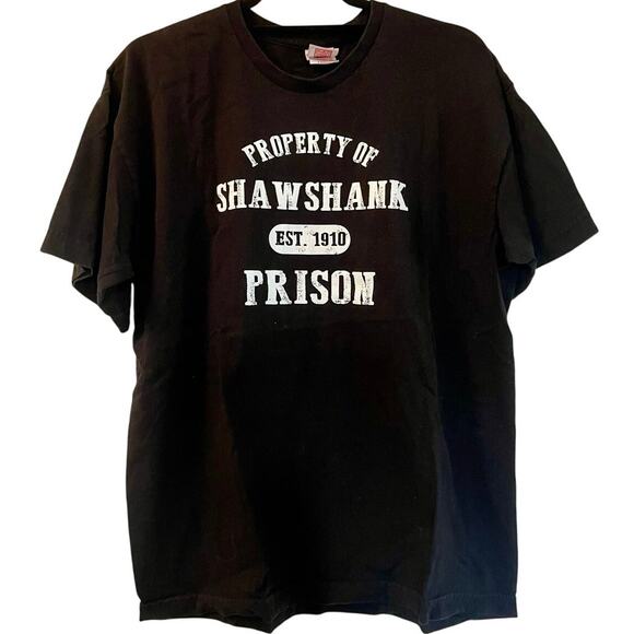 Shawshank Redemption Property of Shawshank Prison Shirt Adult Large - Picture 1 of 3